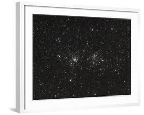 Double Cluster in Perseus (NGC 869 and NGC 884)-null-Framed Photographic Print