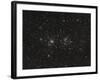 Double Cluster in Perseus (NGC 869 and NGC 884)-null-Framed Photographic Print