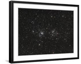 Double Cluster in Perseus (NGC 869 and NGC 884)-null-Framed Photographic Print