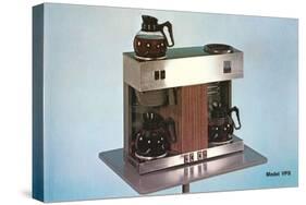 Double Coffee-Maker, Retro-null-Stretched Canvas