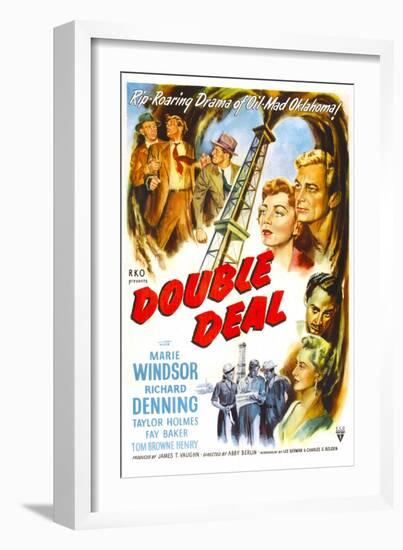 Double Deal-null-Framed Art Print