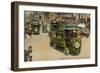 Double Deck Bus, Fifth Ave., New York City-null-Framed Art Print