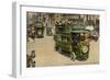 Double Deck Bus, Fifth Ave., New York City-null-Framed Art Print