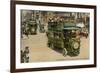 Double Deck Bus, Fifth Ave., New York City-null-Framed Art Print