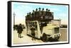 Double-Deck Motor Bus, Chicago, Illinois-null-Framed Stretched Canvas