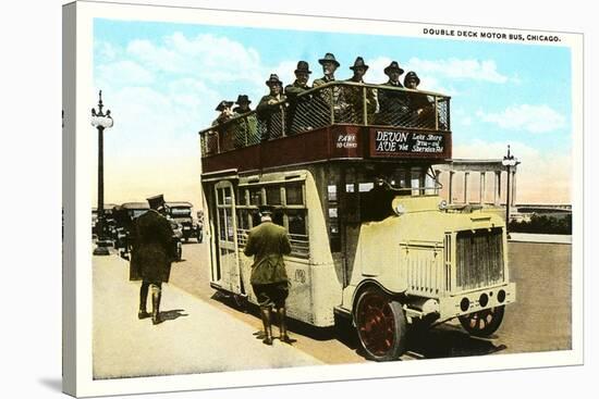 Double-Deck Motor Bus, Chicago, Illinois-null-Stretched Canvas