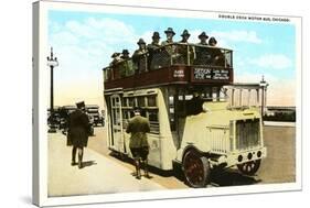 Double-Deck Motor Bus, Chicago, Illinois-null-Stretched Canvas