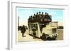 Double-Deck Motor Bus, Chicago, Illinois-null-Framed Art Print