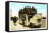 Double-Deck Motor Bus, Chicago, Illinois-null-Framed Stretched Canvas