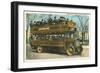 Double Deck Motor Coach, Chicago, Illinois-null-Framed Art Print