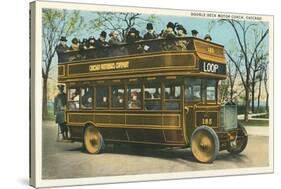 Double Deck Motor Coach, Chicago, Illinois-null-Stretched Canvas