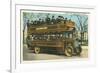 Double Deck Motor Coach, Chicago, Illinois-null-Framed Premium Giclee Print