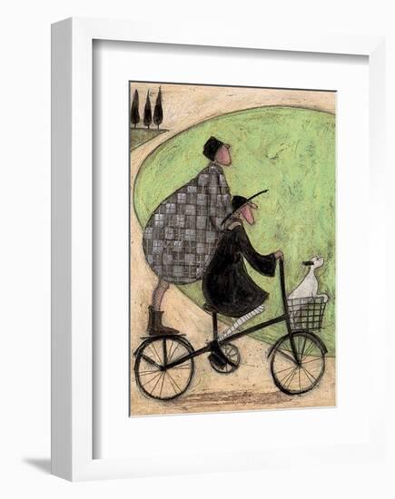 Double Decker Bike-Sam Toft-Framed Art Print