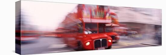 Double Decker Bus, London, England, United Kingdom-null-Stretched Canvas