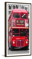 Double-Decker bus, London-Pangea Images-Framed Art Print