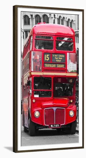 Double-Decker bus, London-Pangea Images-Framed Art Print