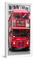 Double-Decker bus, London-Pangea Images-Framed Art Print