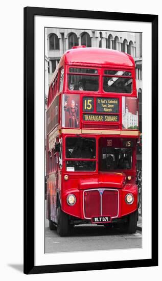 Double-Decker bus, London-Pangea Images-Framed Art Print