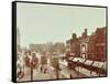 Double-Decker Electric Trams on Westminster Bridge, London, 1906-null-Framed Stretched Canvas