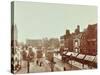 Double-Decker Electric Trams on Westminster Bridge, London, 1906-null-Stretched Canvas