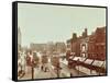 Double-Decker Electric Trams on Westminster Bridge, London, 1906-null-Framed Stretched Canvas