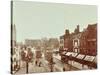 Double-Decker Electric Trams on Westminster Bridge, London, 1906-null-Stretched Canvas