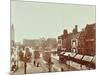 Double-Decker Electric Trams on Westminster Bridge, London, 1906-null-Mounted Photographic Print