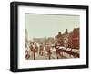 Double-Decker Electric Trams on Westminster Bridge, London, 1906-null-Framed Photographic Print