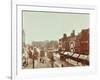 Double-Decker Electric Trams on Westminster Bridge, London, 1906-null-Framed Photographic Print