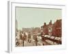 Double-Decker Electric Trams on Westminster Bridge, London, 1906-null-Framed Photographic Print