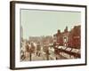 Double-Decker Electric Trams on Westminster Bridge, London, 1906-null-Framed Photographic Print