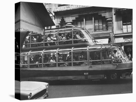 Double Decker Tourist Bus-Mark Kauffman-Stretched Canvas