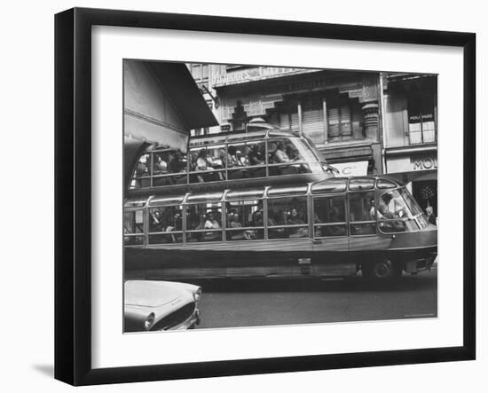 Double Decker Tourist Bus-Mark Kauffman-Framed Photographic Print