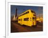 Double Decker Tram and Blackpool Tower, Blackpool Lancashire, England, United Kingdom, Europe-null-Framed Photographic Print