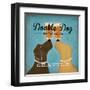 Double Dog Brewing Co. Seattle Brown Dog-Ryan Fowler-Framed Art Print