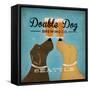 Double Dog Brewing Co. Seattle Brown Dog-Ryan Fowler-Framed Stretched Canvas