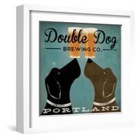 Double Dog Brewing Co.-Ryan Fowler-Framed Art Print