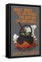 Double, Double Toil and Trouble - Happy Halloween-Lantern Press-Framed Stretched Canvas