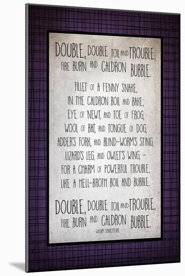 Double Double Toil-Kimberly Glover-Mounted Giclee Print