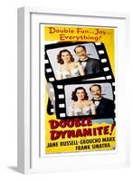 Double Dynamite, Jane Russell, Groucho Marx, 1951-null-Framed Photo