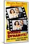 Double Dynamite, Jane Russell, Groucho Marx, 1951-null-Mounted Photo
