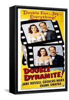 Double Dynamite, Jane Russell, Groucho Marx, 1951-null-Framed Stretched Canvas