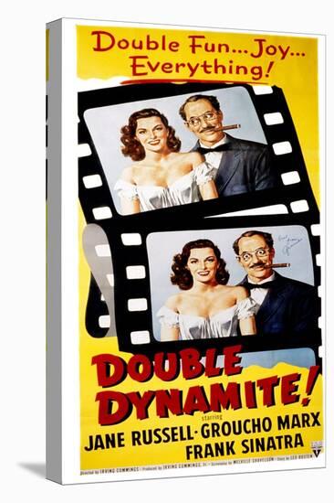 Double Dynamite, Jane Russell, Groucho Marx, 1951-null-Stretched Canvas