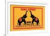 Double Elephant-null-Framed Art Print