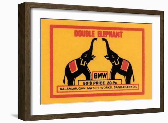 Double Elephant-null-Framed Art Print