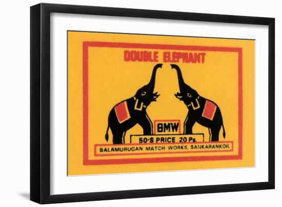 Double Elephant-null-Framed Art Print