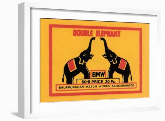 Double Elephant-null-Framed Art Print