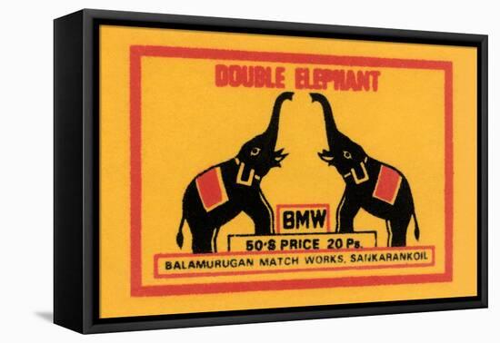 Double Elephant-null-Framed Stretched Canvas