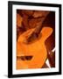 Double Exposure of Guitar and Rocks-Janell Davidson-Framed Photographic Print