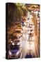 Double Exposure of Night Traffic Scene-victorn-Stretched Canvas